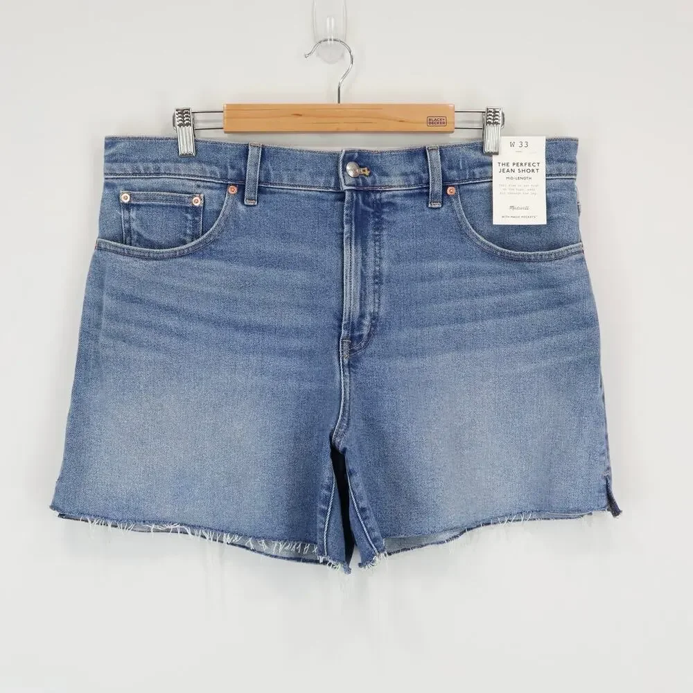 Madewell Light Blue Denim Jean Shorts
